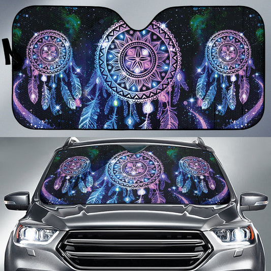Print Dreamcatcher Boho Galaxy Light Universal Car Auto Sun Shades 211801