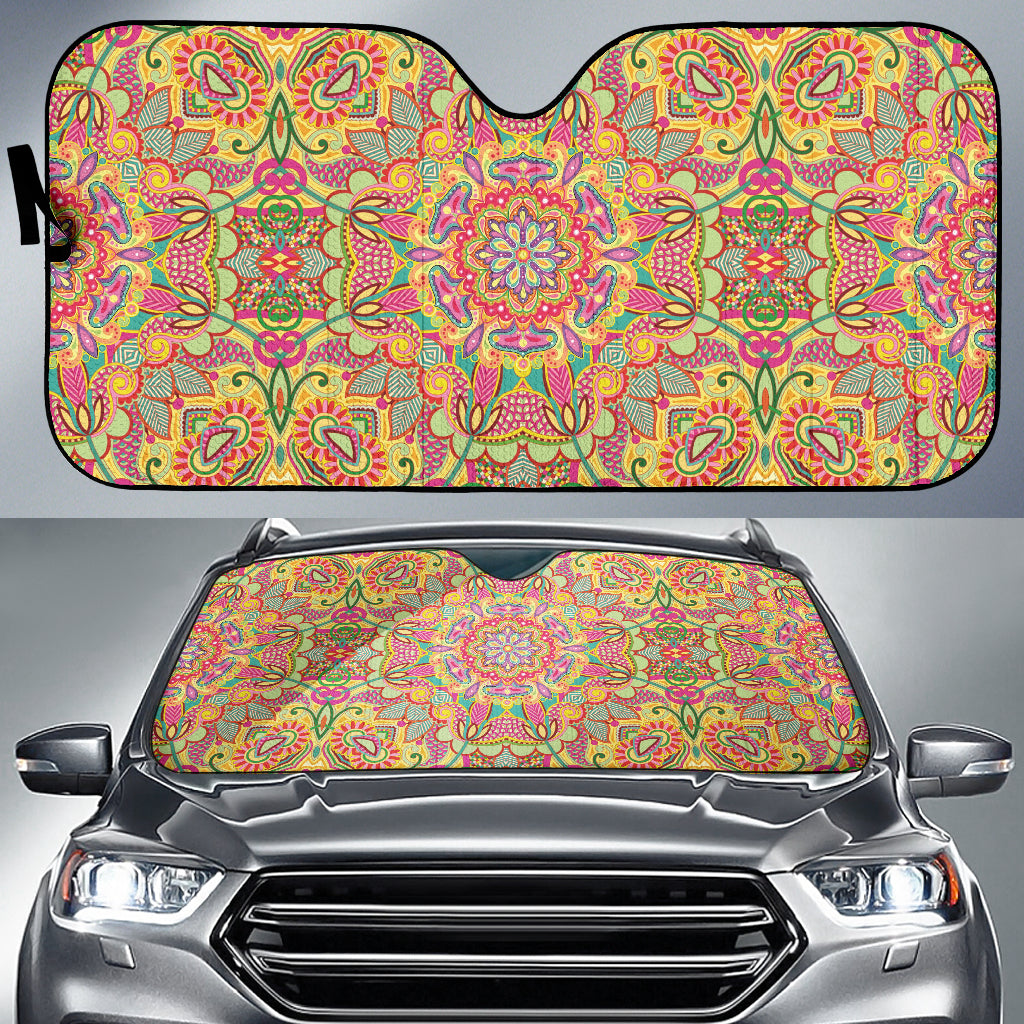 Life With Colors Mandala Car Auto Sun Shades 212501