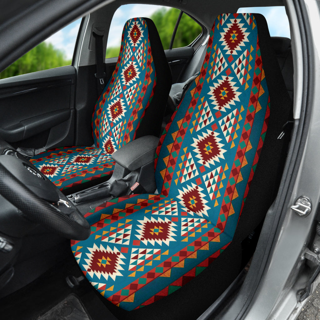 Colorful Boho Chic Bohemian Aztec Car Seat Covers 212101