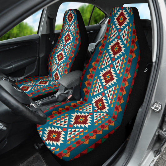 Colorful Boho Chic Bohemian Aztec Car Seat Covers 212101