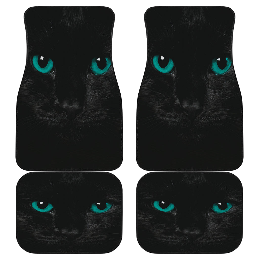 Green Cat Eyes Car Floor Mats 211302