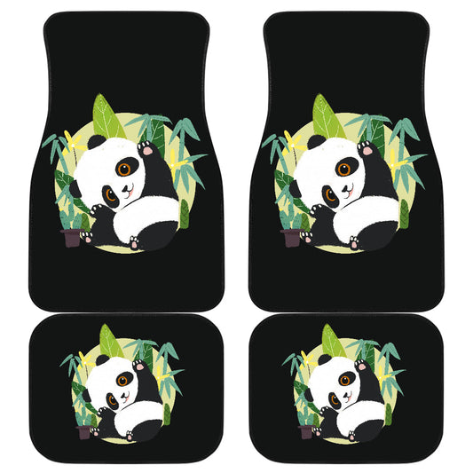 Rustic Panda Design Car Floor Mats 211106