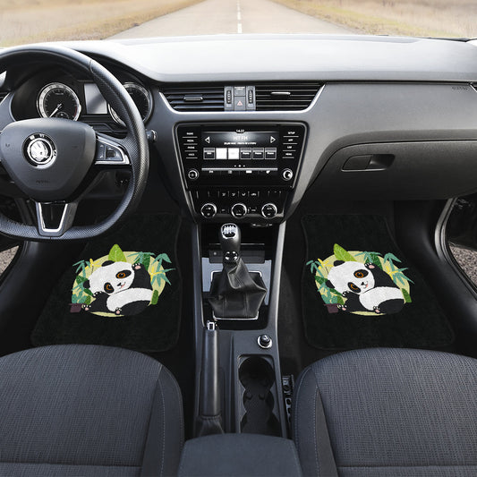 Rustic Panda Design Car Floor Mats 211106