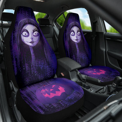 Sally & Pumpskin Nightmare Before Christmas Cartoon Car Seat Covers 212901