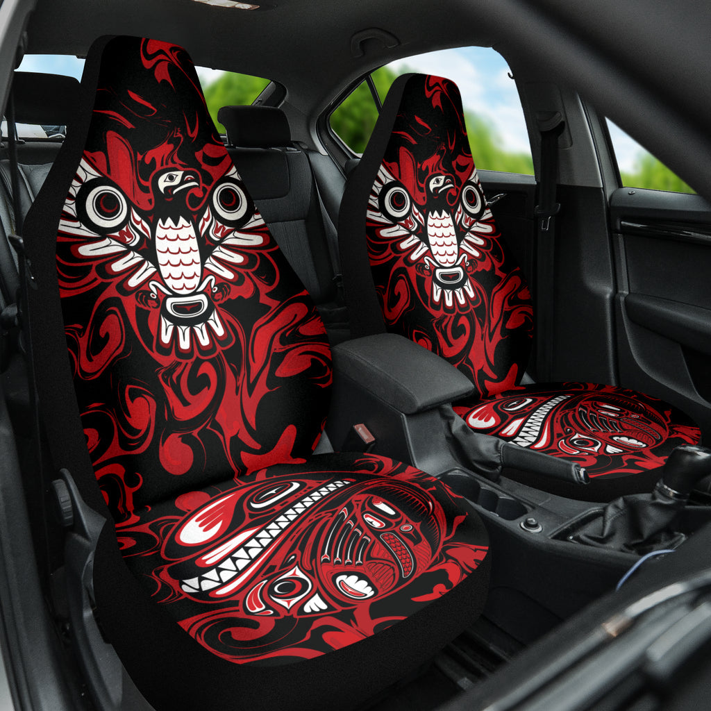 Canada Haida Eagle Car Seat Covers 210402