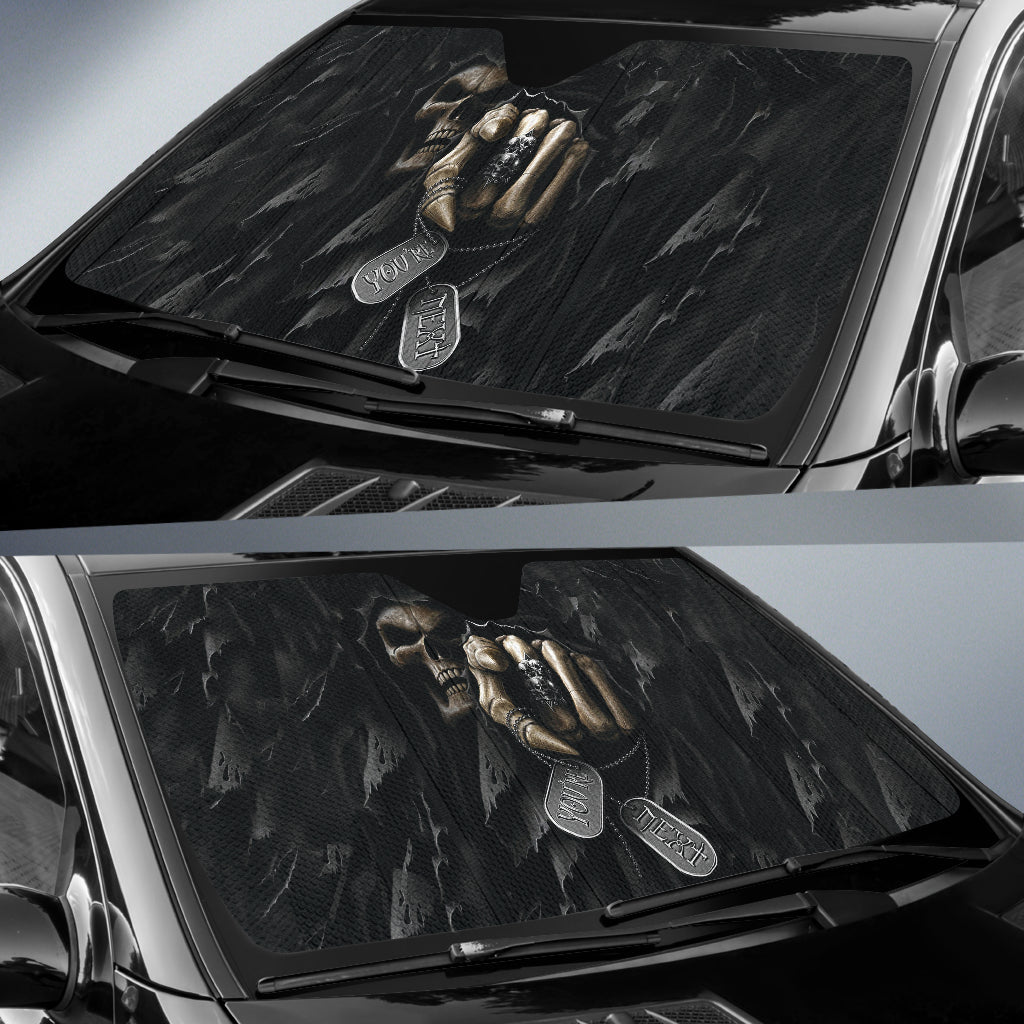 Grim Reaper You're Next Horror Car Auto Sun Shades 211501