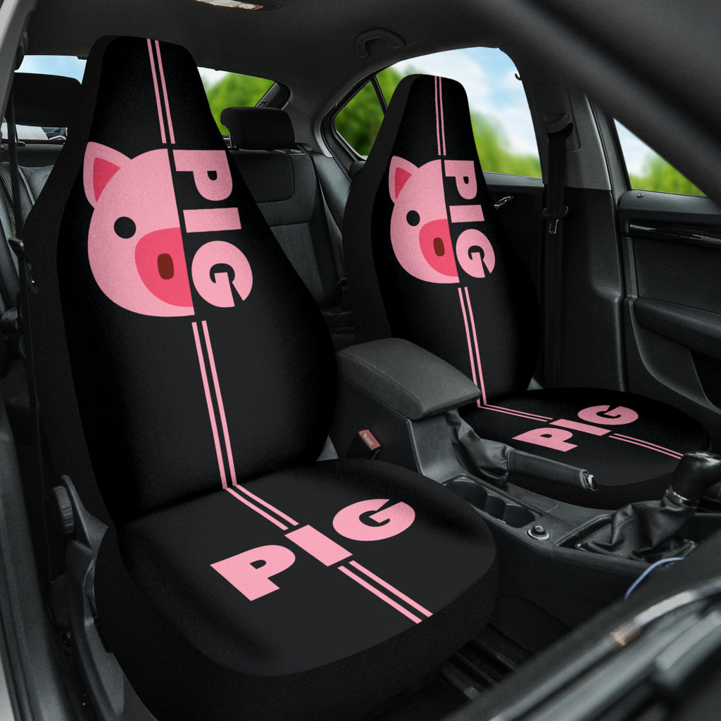 Pink Pig Lovers Car Seat Covers 212201
