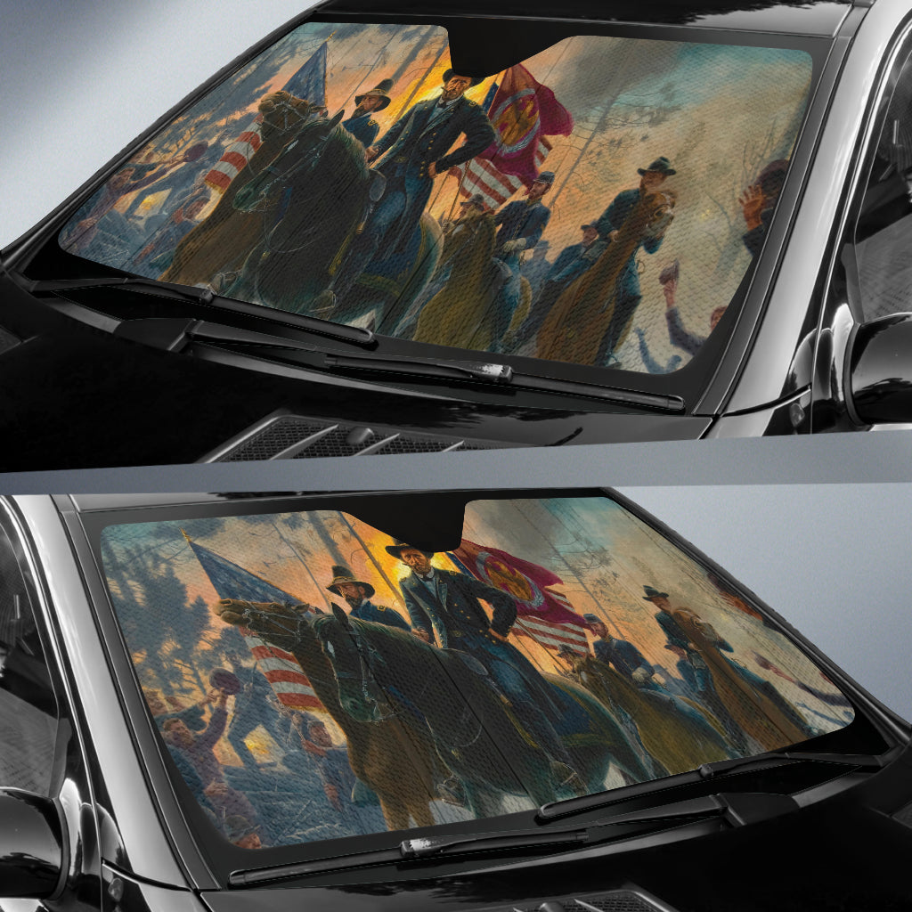 US American Civil War Car Auto Sun Shades Style 3 213001