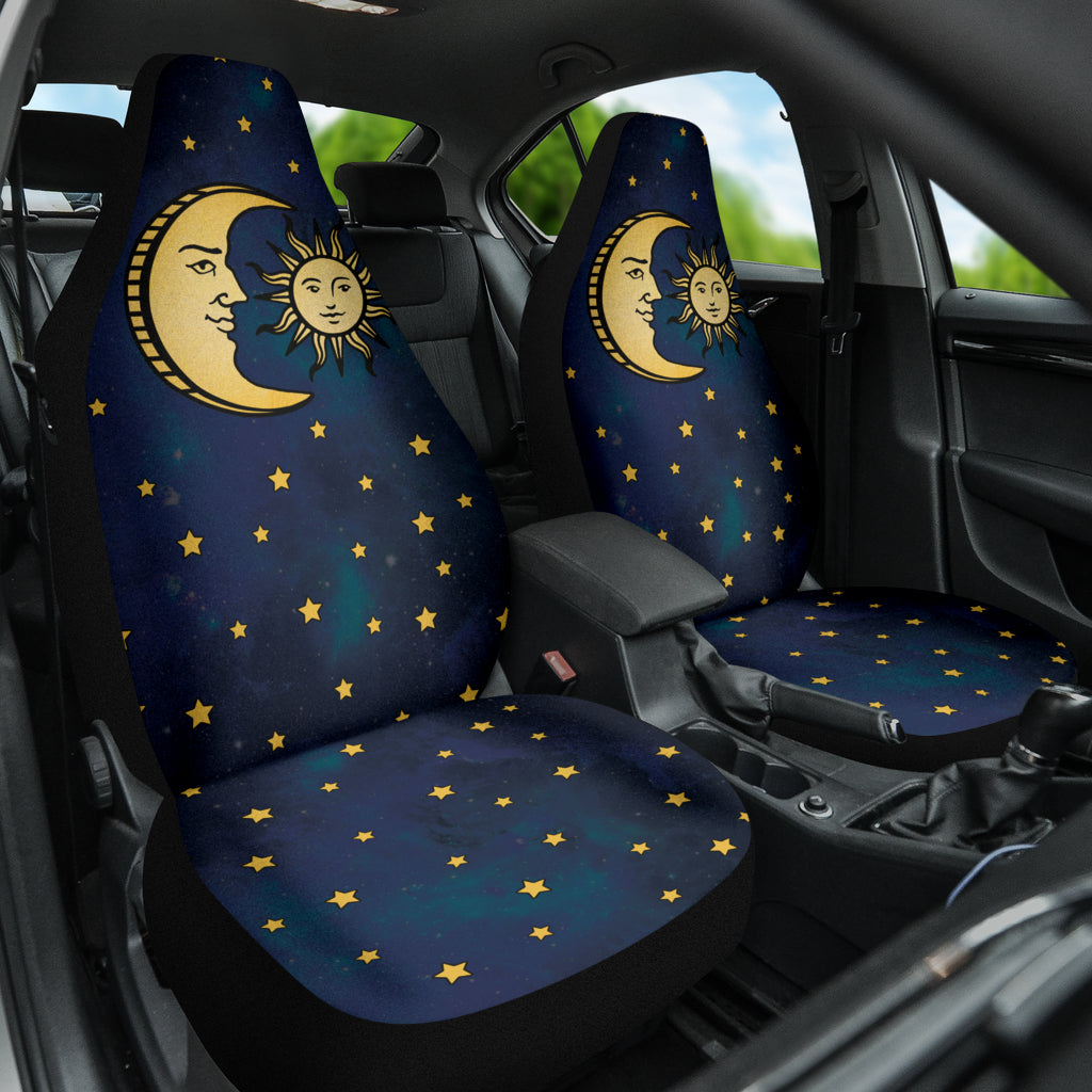 Celestial Sun And Man In Moon Car Seat Covers Style 2 210302