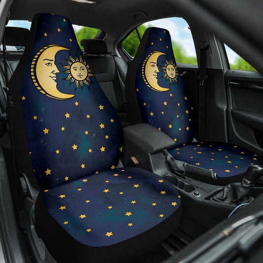 Celestial Sun And Man In Moon Car Seat Covers Style 2 210302