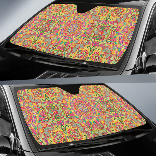 Life With Colors Mandala Car Auto Sun Shades 212501