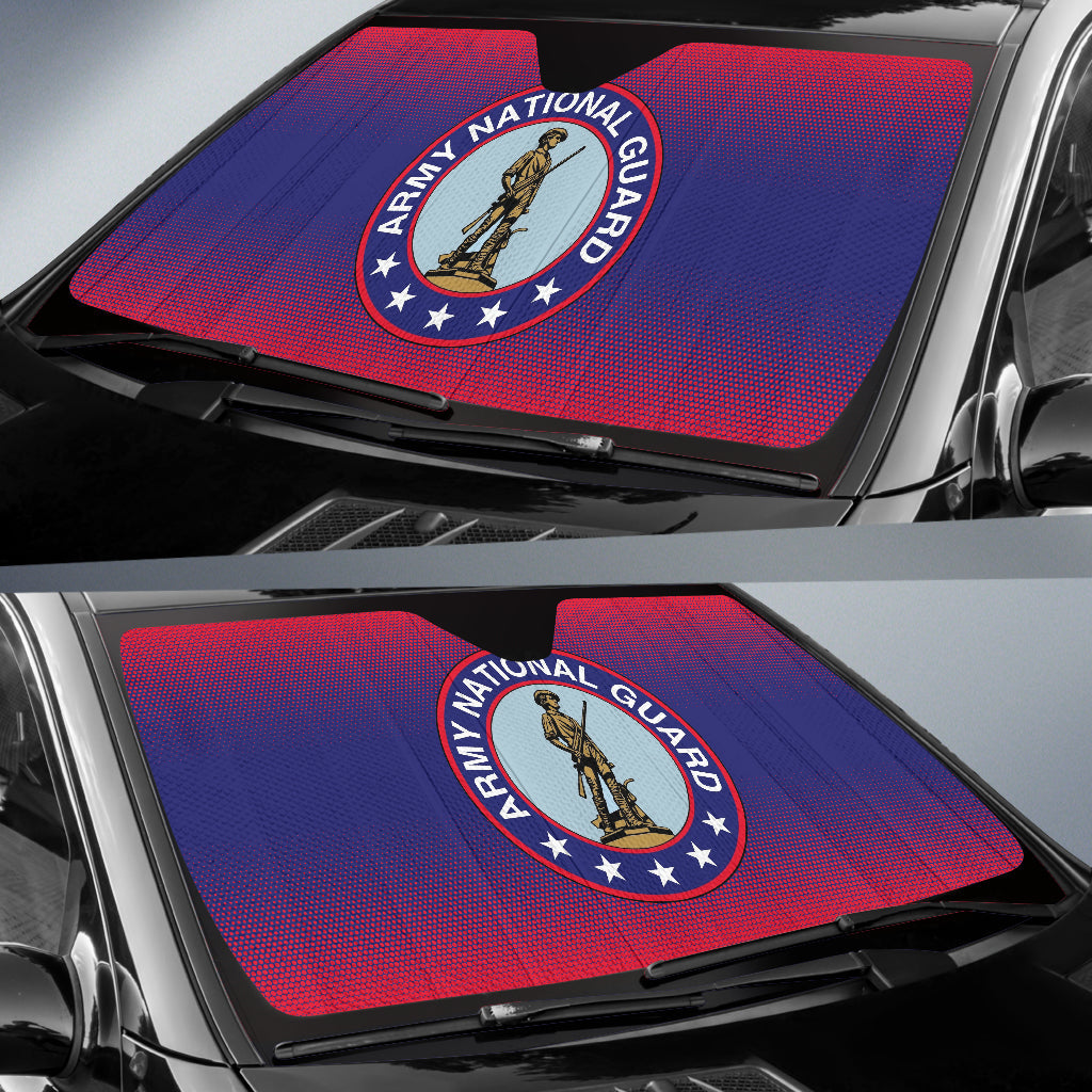 Nation Guard Car Auto Sun Shades Halftone Background 210602