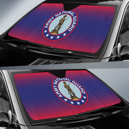 Nation Guard Car Auto Sun Shades Halftone Background 210602