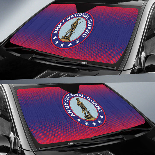 Nation Guard Car Auto Sun Shades Halftone Background 210602