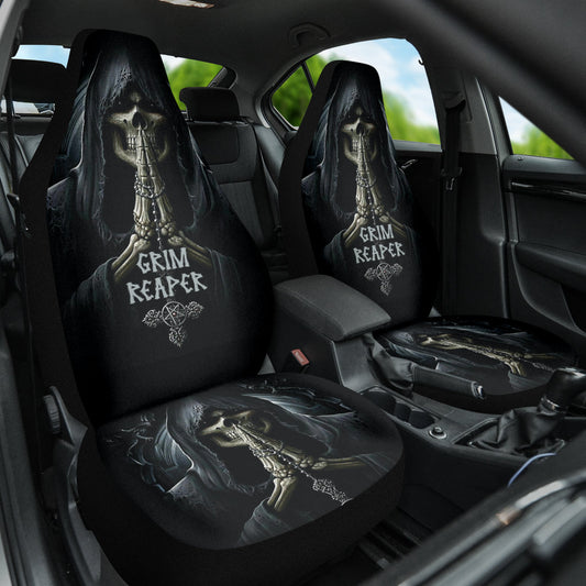 Grim Reaper Dark Death Cross Car Seat Covers 211501