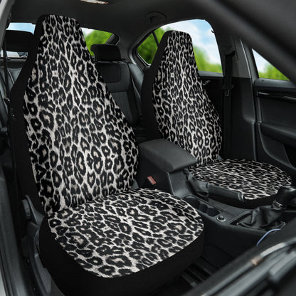 Leopard Black Skin Car Seat Covers 211701