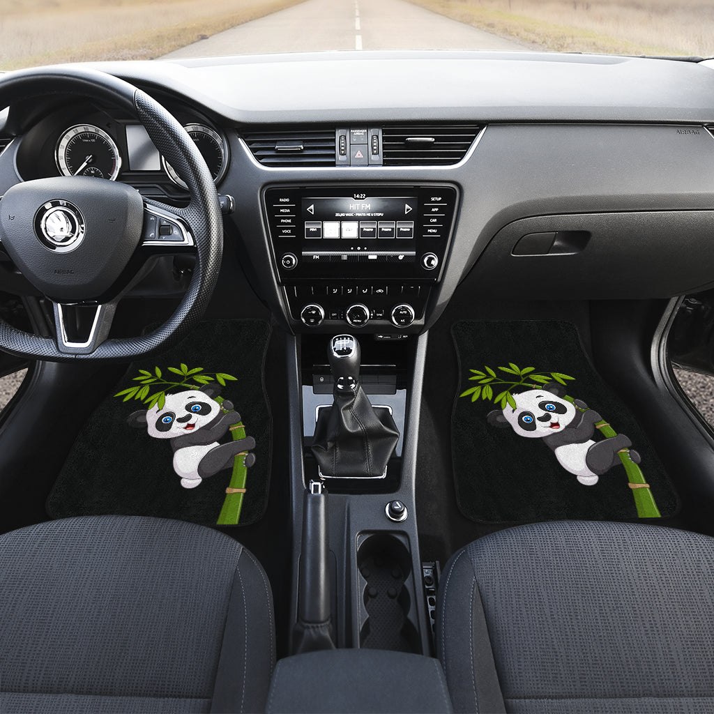 Lovely and Cute Panda Pattern Car Floor Mats 211106