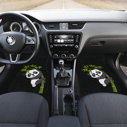 Lovely and Cute Panda Pattern Car Floor Mats 211106