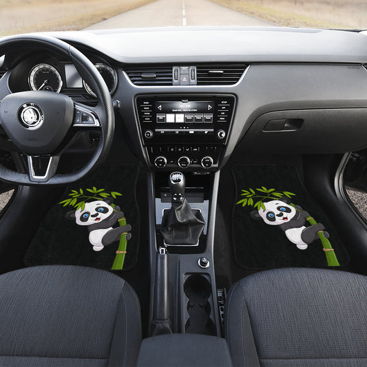 Lovely and Cute Panda Pattern Car Floor Mats 211106