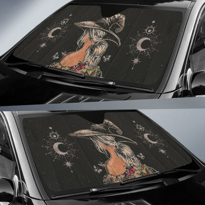 Witch Moon Butterfly Car Auto Sun Shades 212201