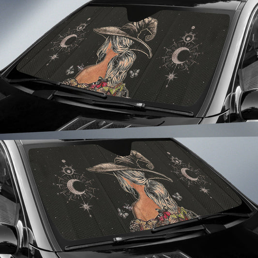 Witch Moon Butterfly Car Auto Sun Shades 212201