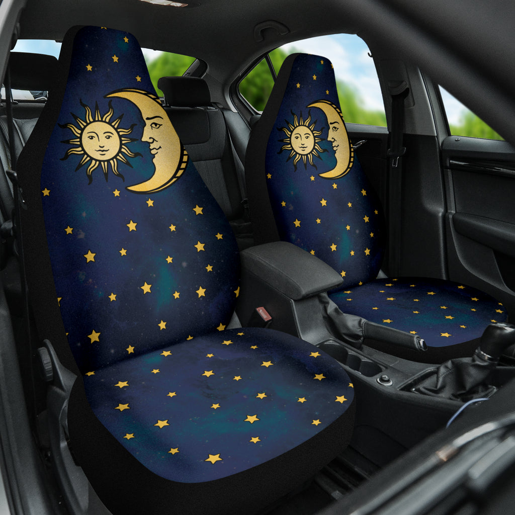 Celestial Sun And Man In Moon Car Seat Covers Style 1 210302