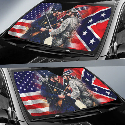 US American Civil War Car Auto Sun Shades Style 1 213001
