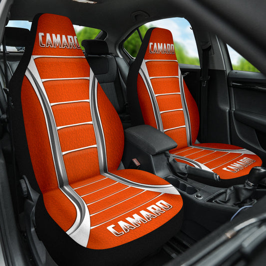 Camaro Hugger Orange Car Seat Covers 211401