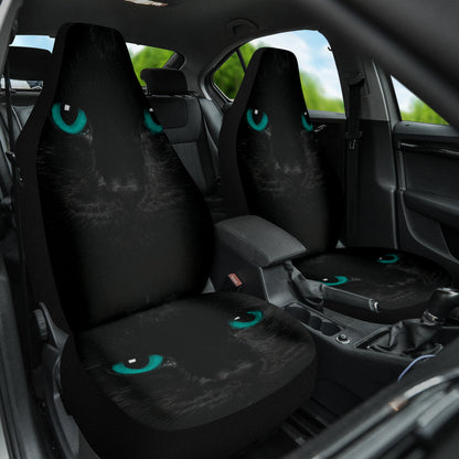 Green Cat Eyes Car Seat Covers 211302
