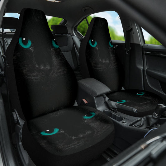 Green Cat Eyes Car Seat Covers 211302