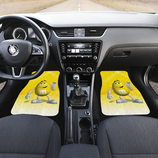 Racing Goes Nuts In Nascar M&M Chocolate Car Floor Mats 211402