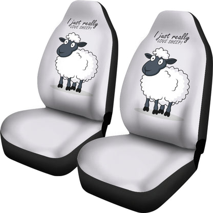 I Just Really Love Sheep Car Seat Covers 211606
