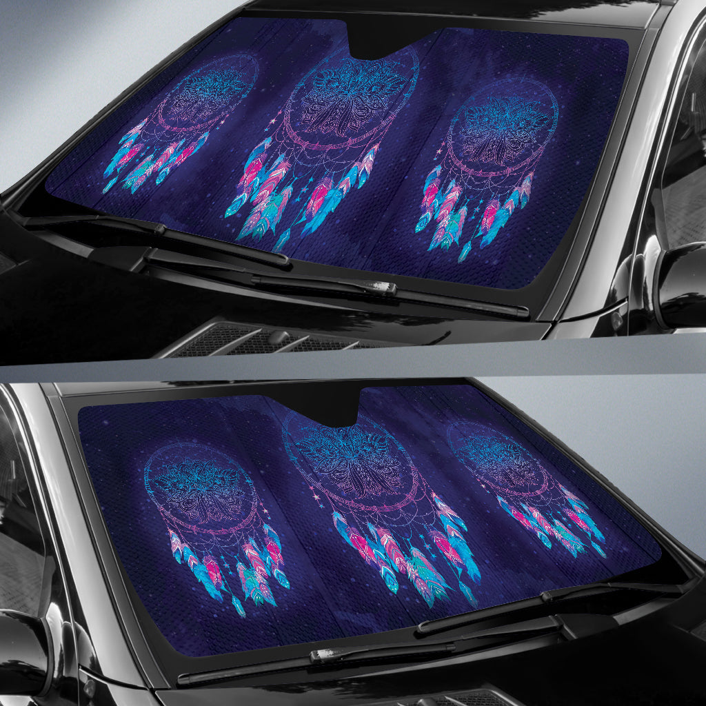 Amazing Dreamcatcher Boho Galaxy Car Auto Sun Shades 211801