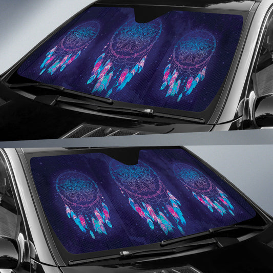 Amazing Dreamcatcher Boho Galaxy Car Auto Sun Shades 211801
