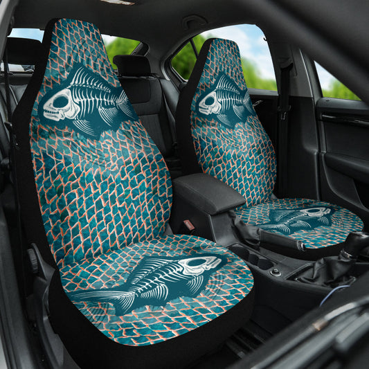 Fish Bone Art Fishing Car Seat Covers 211401