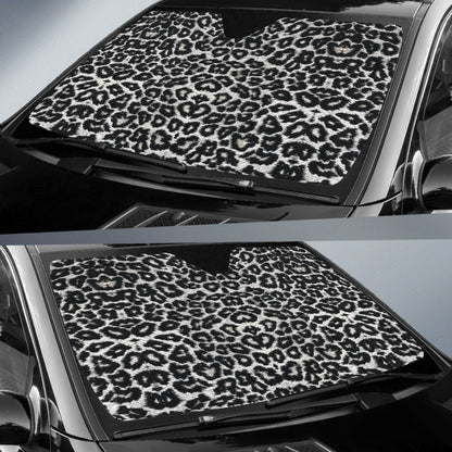 Leopard Black Skin Car Auto Sun Shades 211701