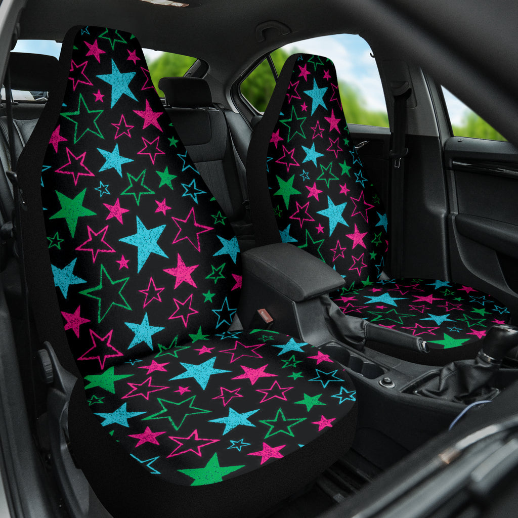 Stars Colorful Car Seat Covers 210302