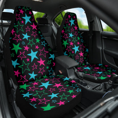Stars Colorful Car Seat Covers 210302