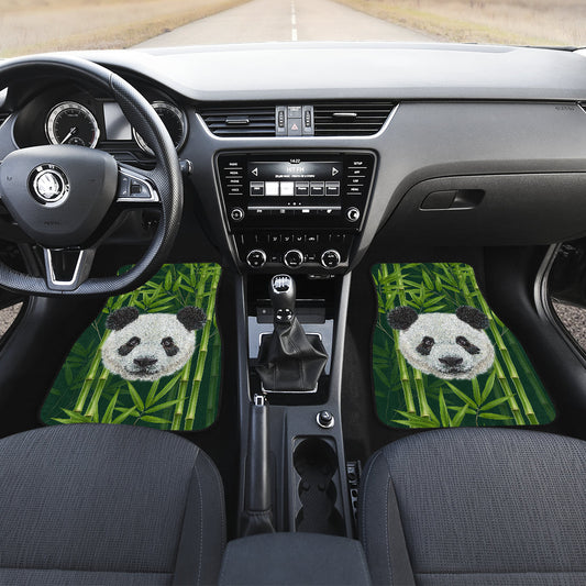 Panda and Bamboo Design Theme Car Floor Mats 211106