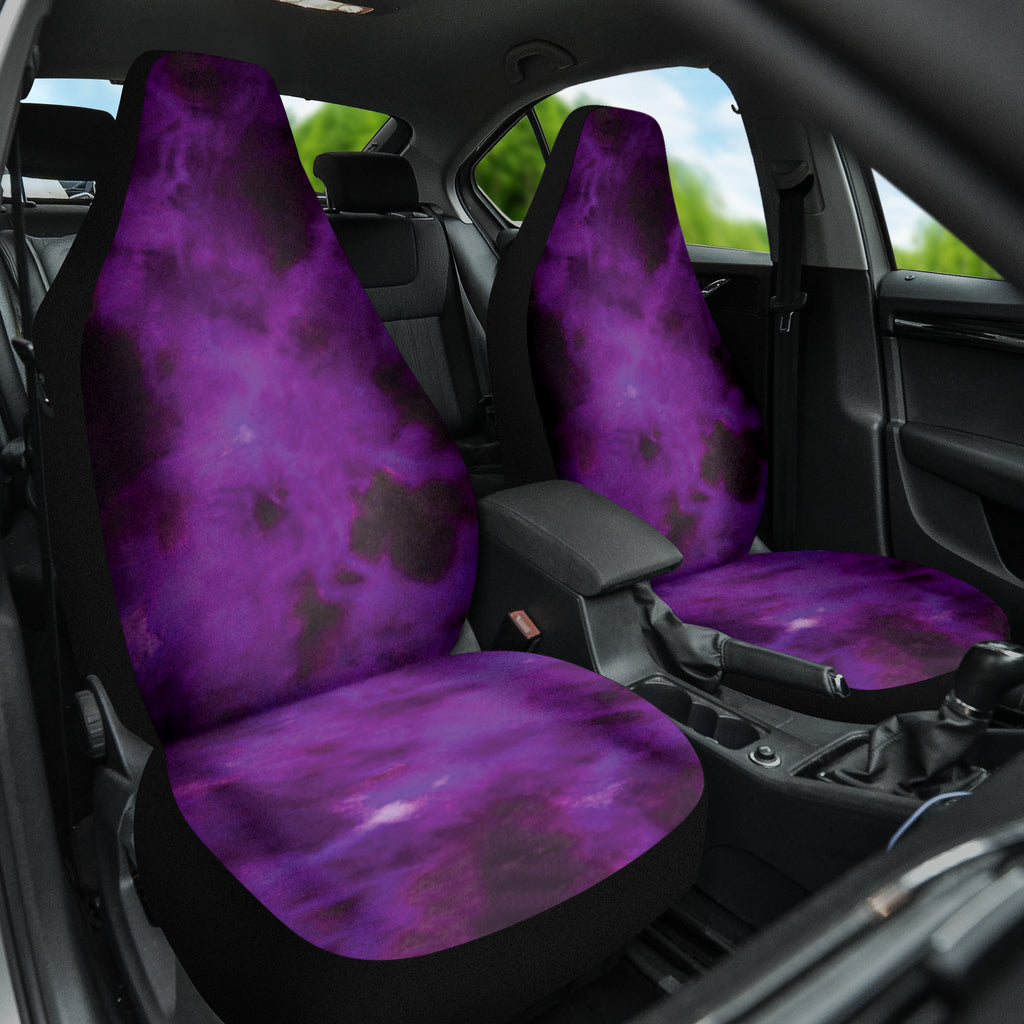 Purple Tie Dye Grunge Car Seat Covers Car Accessories Style 1 211401