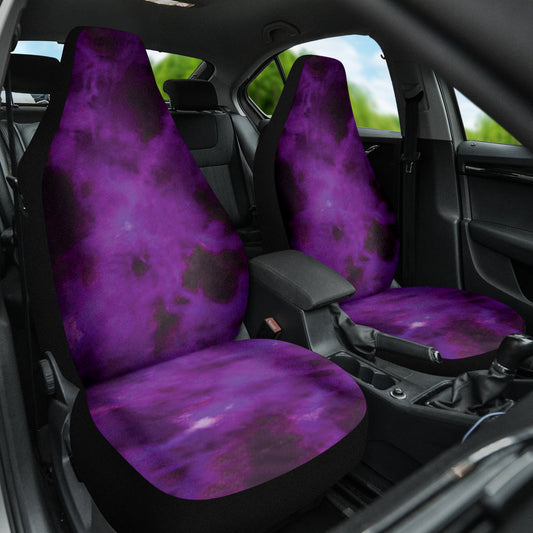 Purple Tie Dye Grunge Car Seat Covers Car Accessories Style 1 211401