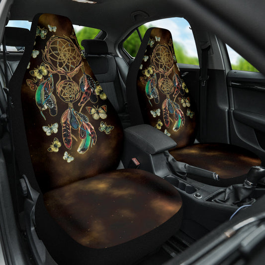 Print Dreamcatcher Butterfly Boho Universal Car Seat Covers 211801