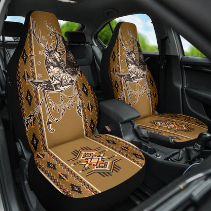 Deer Boho Seamless Car Seat Covers 211701
