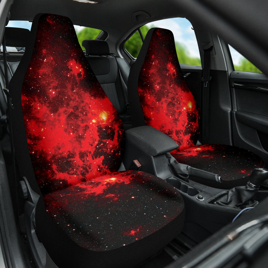 Red Galaxy Car Seat Covers 210101