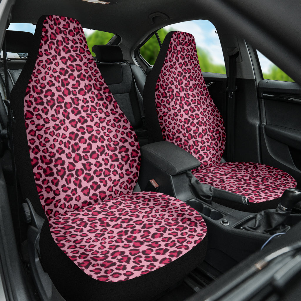 Leopard Pink Skin Car Seat Covers 211701