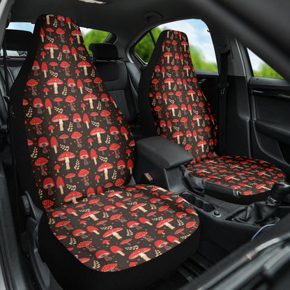 Red Mushroom Car Seat Covers 212301