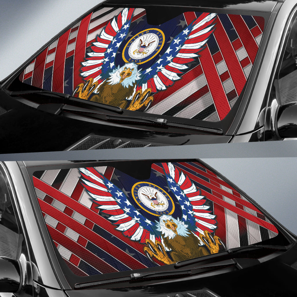 US Navy Car Auto Sun Shades Style 2 210502