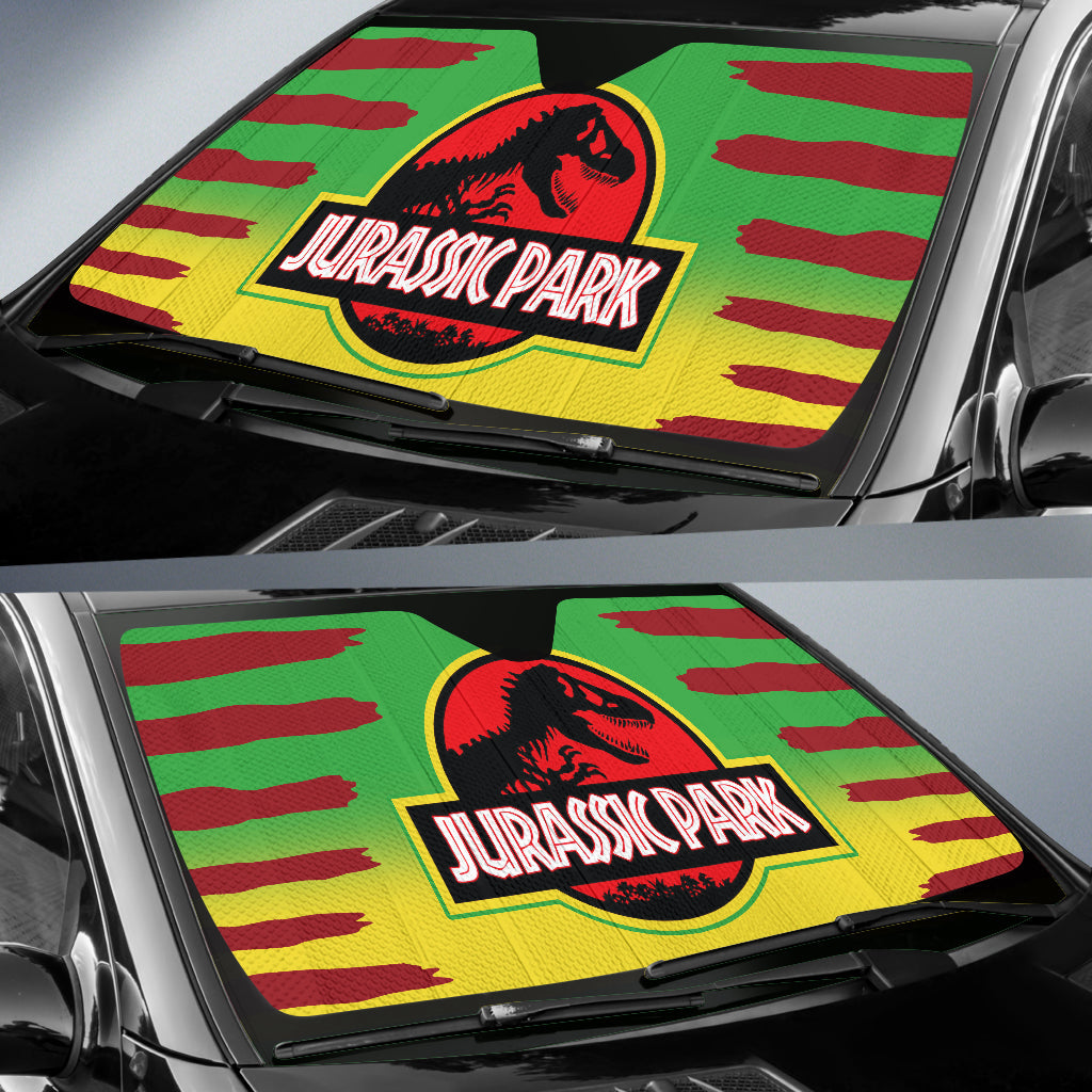 Jurassic Park Automobiles Car Auto Sun Shades Jurassic World Style 1 213001