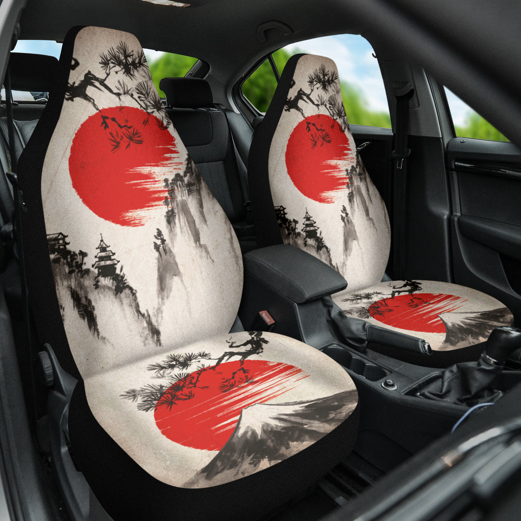 Japan Mountain Landscape Car Seat Covers 212801