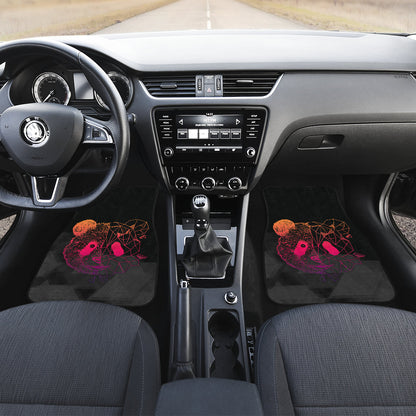 Awesome Poly Panda Design Car Floor Mats 211106
